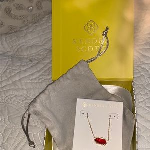 BRAND BEW RUBY KENDRA SCOTT NECKLACE